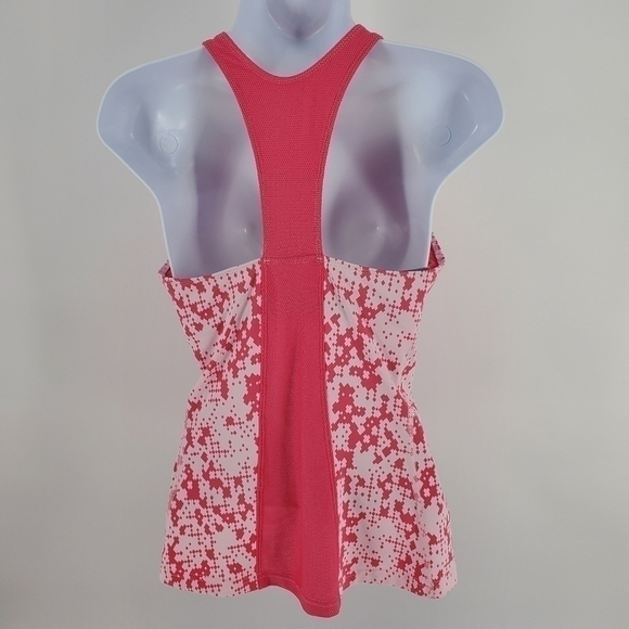 Nike Dri-Fit Pixel Shelf Bra Racer Back Tank Top - Picture 4 of 7